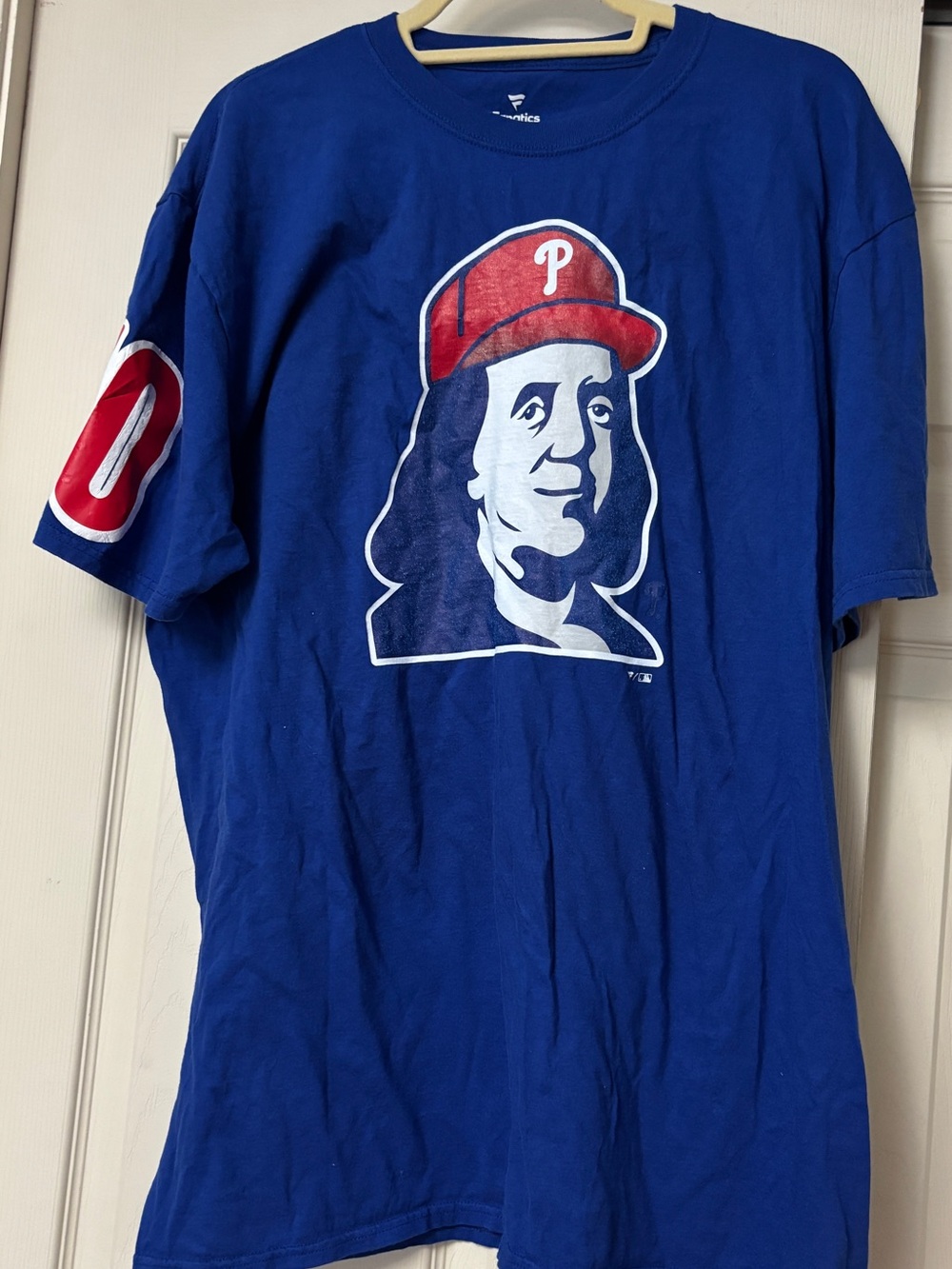 Ben Franklin Blue Phillies Graphic T-Shirt 40